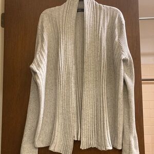 Jasmine Women's Speckled Ribbed Cardigan - Cream